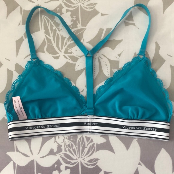 Victoria’s Secret turquoise lace bralette - Picture 3 of 3